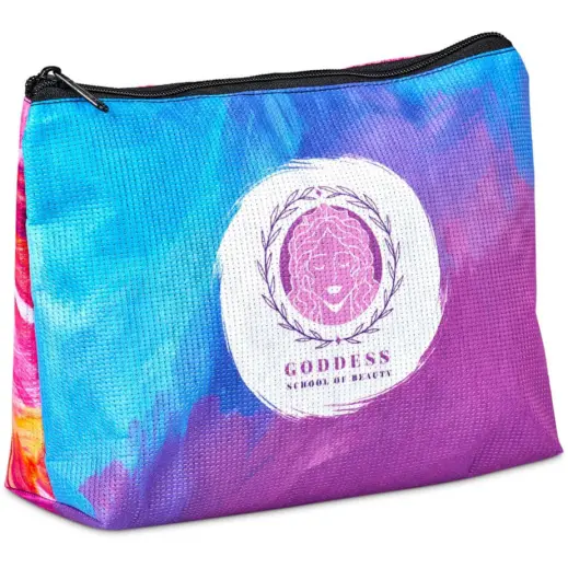 Hoppla Leanne Recycled PET Stitch-Bond Maxi Toiletry Bag Side
